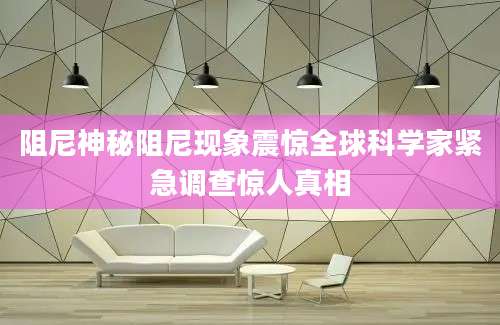 阻尼神秘阻尼现象震惊全球科学家紧急调查惊人真相