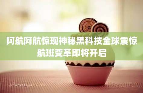阿航阿航惊现神秘黑科技全球震惊航班变革即将开启