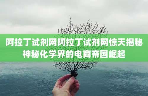 阿拉丁试剂网阿拉丁试剂网惊天揭秘神秘化学界的电商帝国崛起